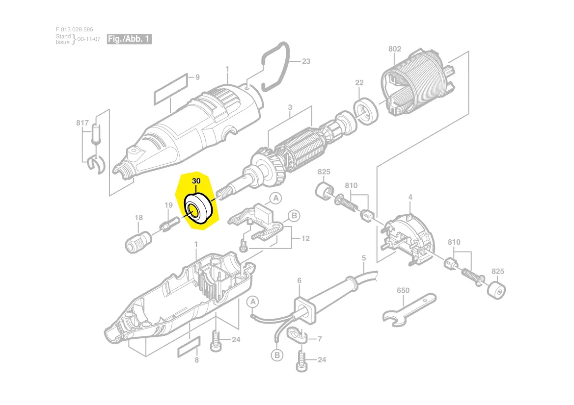 bague de maintien Dremel 275, 285, 395, 850...
